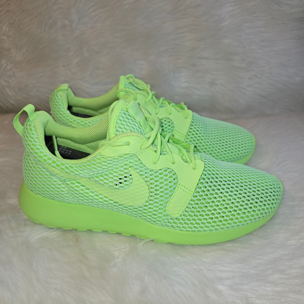Nike Roshe One Hyp BR Women's 9 Ghost Green Electric Green 833826-300